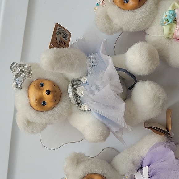 Raikes Set of Four Seasons Flower Fairies Bears Vintage - Picture 3 of 13